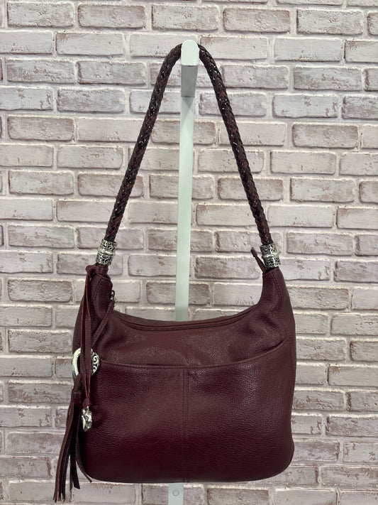 Brighton Handbag, Burgundy, One Size, Like New