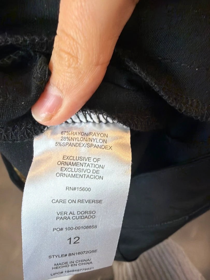 Democracy Bottom - Jeans – Democracy Jeans, Black, 12, New With Tags