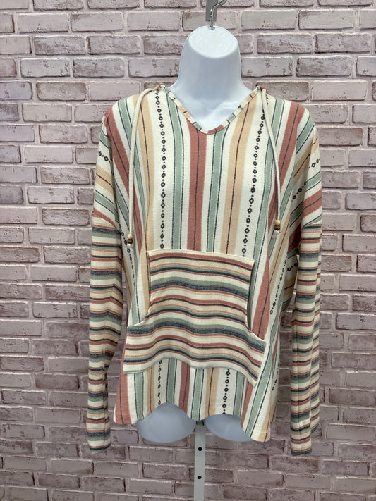 Pie In The Sky Sweatshirt, Multi stripes, XL, Used - Good