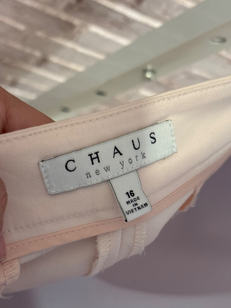 Chaus Pants, Salmon/pink, XL/16, Used - Good