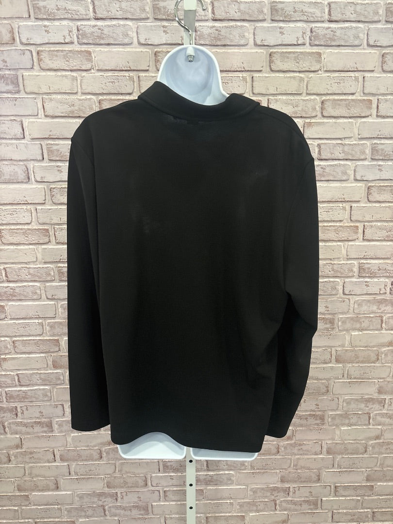 Josephine Chaus Sport Shirt, Black, Large, Used - Good