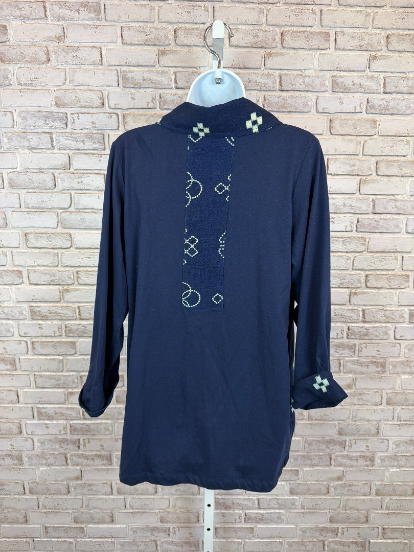 Various Jacket, navy/white, Small, Used - Good