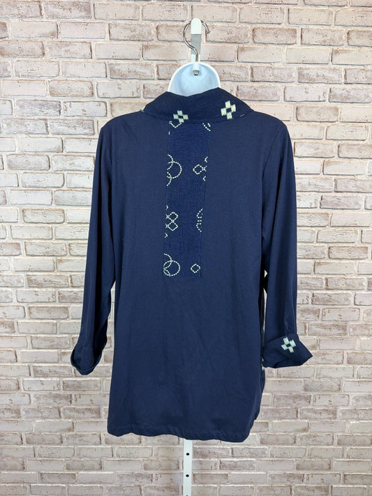 Various Jacket, navy/white, Small, Used - Good