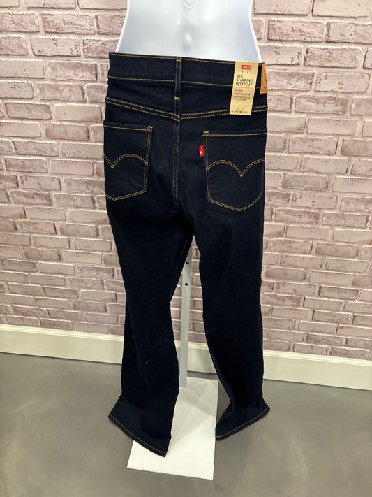 Levis 315 Shaping bootcut Jeans, dark denim, 33, New With Tags