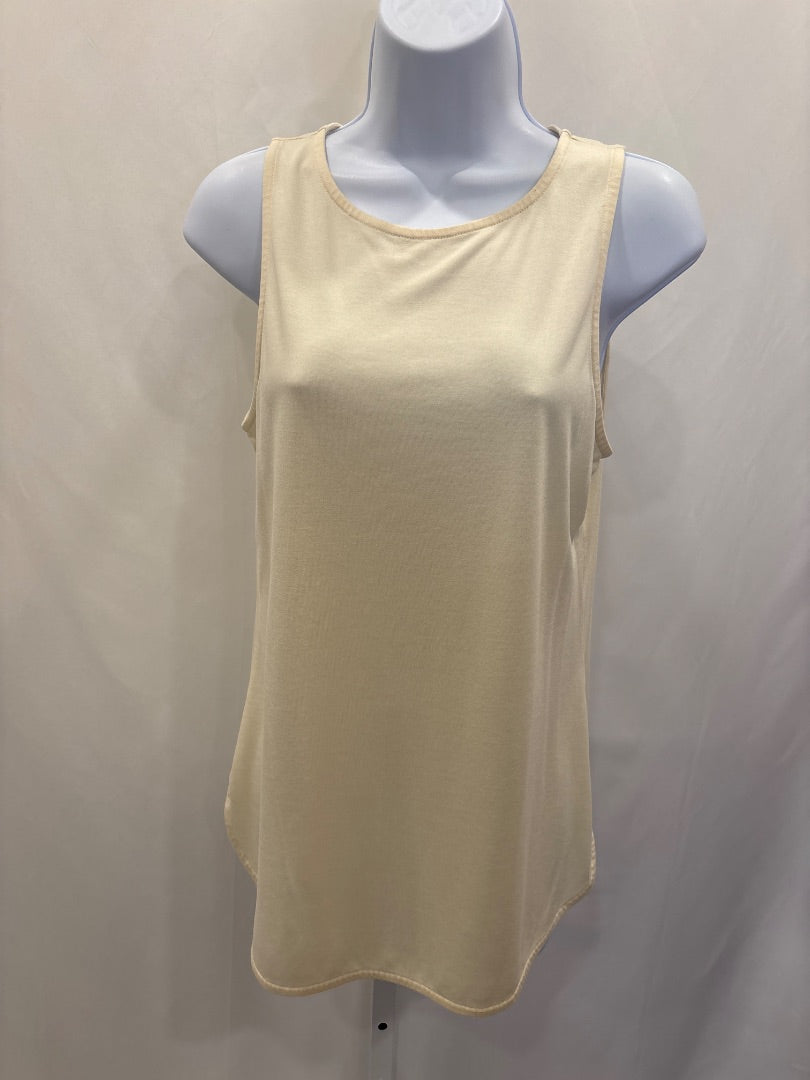 Peach Tank, Cream, Small