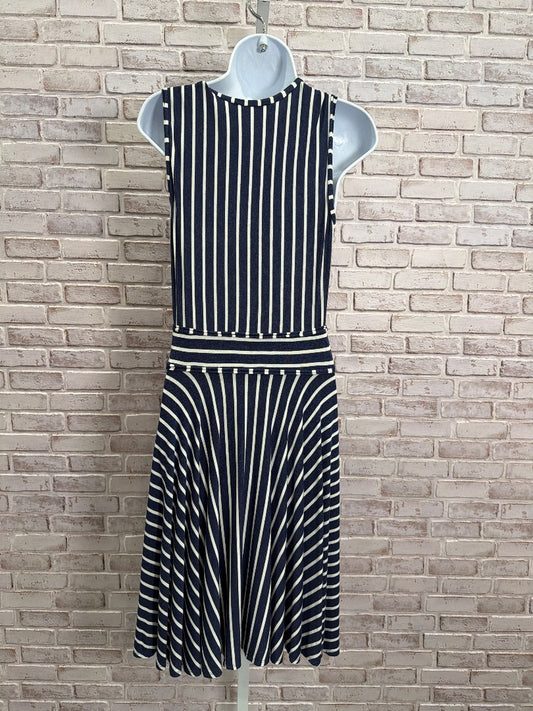 Max Studio Dress, Navy/white stripes, Medium, Used - Good