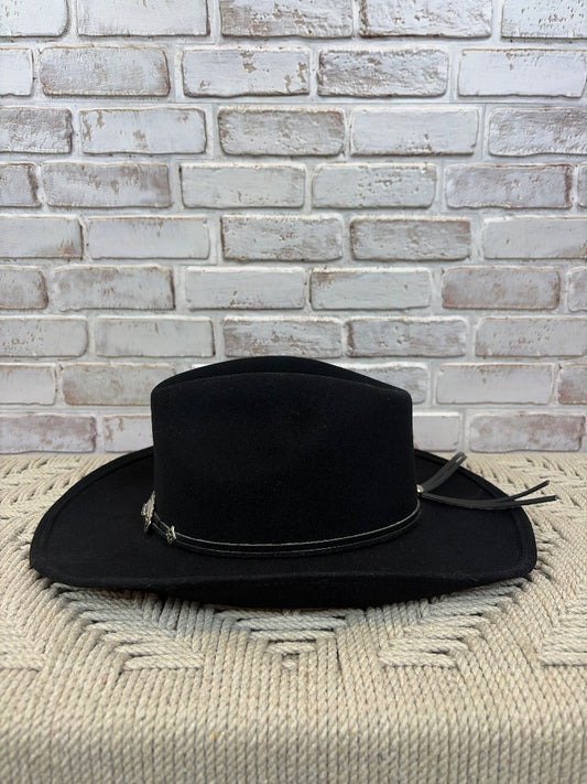 Stetson Cowgirl hat, Black, Medium, Used - Good