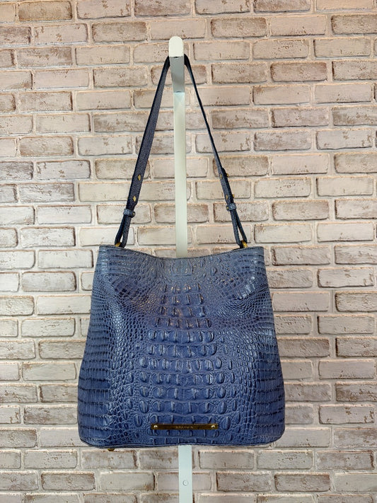 Brahmin Handbag, Blue, One Size, Used - Good