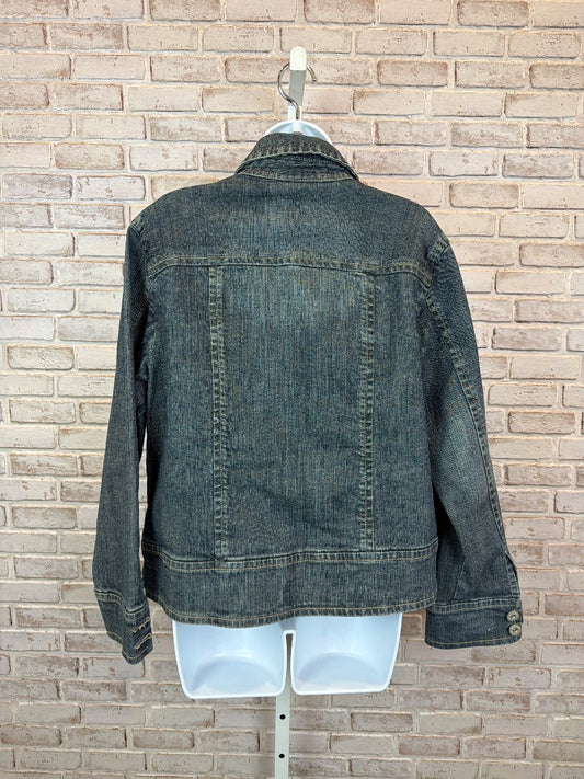 Chicos denim jacket, Denim, 2, Used - Excellent