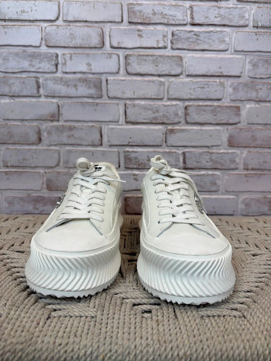 Circus NY Bedazzled Sneakers – White, Size 9 – Excellent Condition