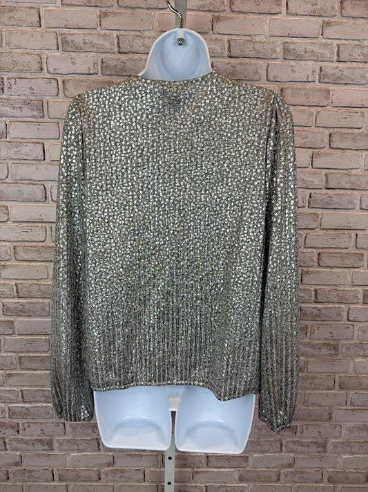 Vince Camuto Shirt, Silver, Medium, Used - Excellent