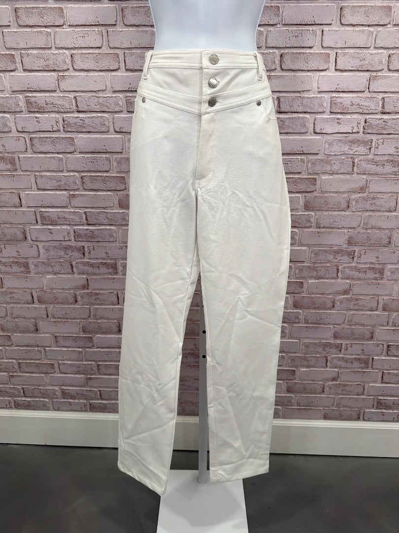 Karl Lagerfeld Pants, White, 12, Used - Good