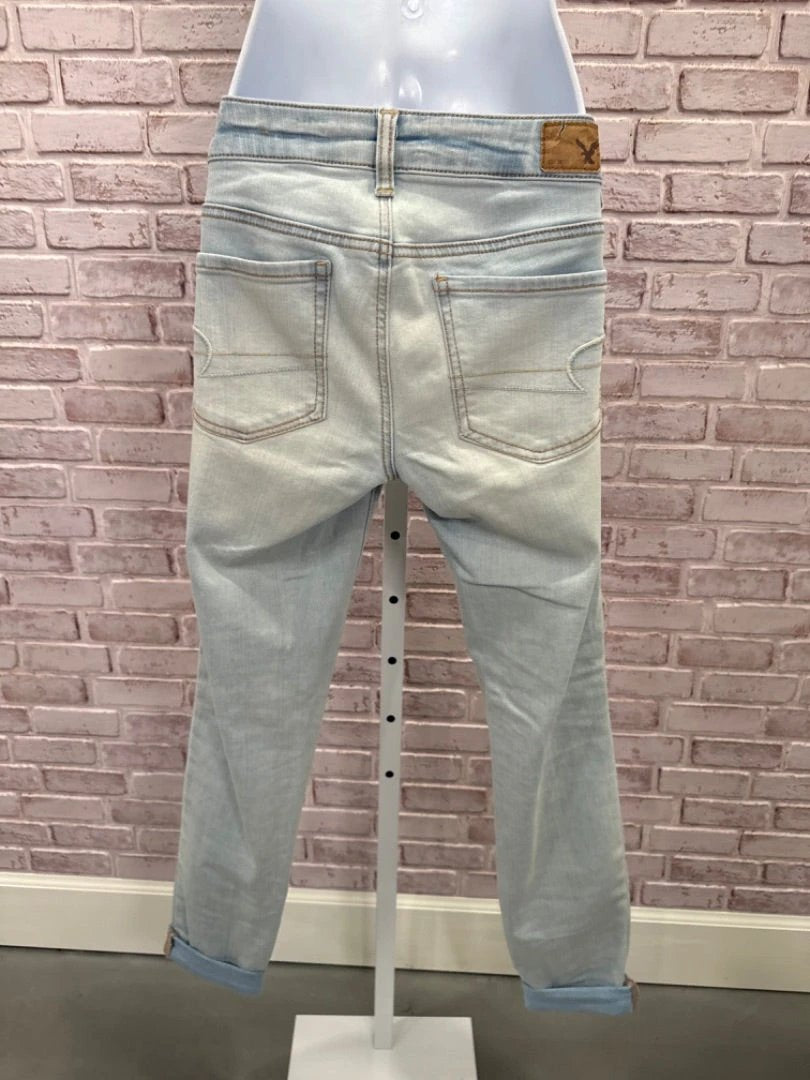 American eagle Bottom - Jeans – American eagle Jegging Jeans, Light denim, 4, Used - Good