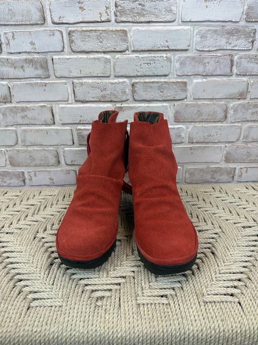 Fly London Boots, Red, 38, Used - Good