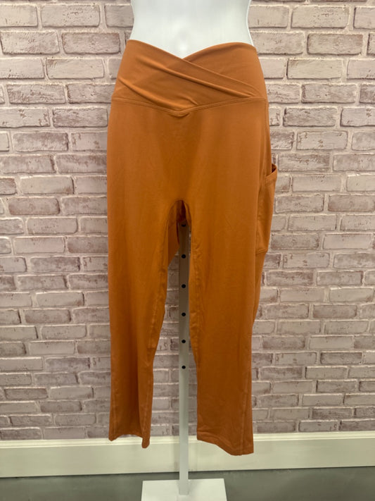 Grace & Lace Leggings, Orange, Large, New With Tags