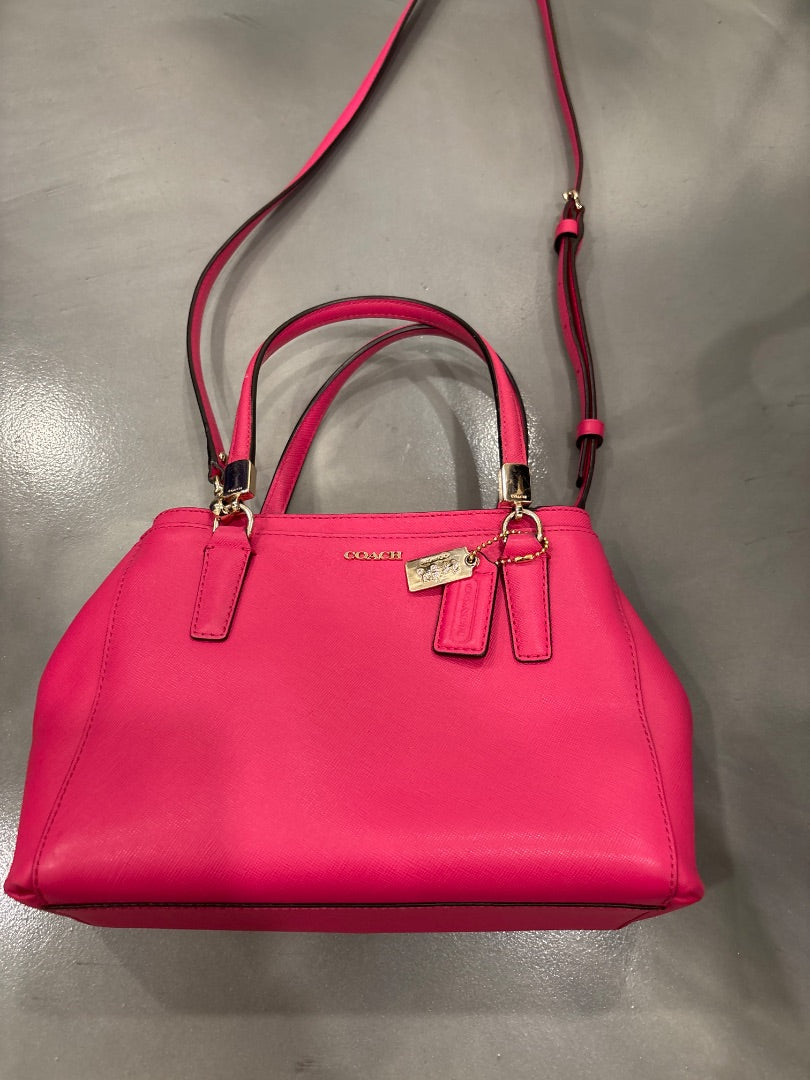 Coach Madison mini Christie carryall Handbag, Pink, One Size, Used - Good
