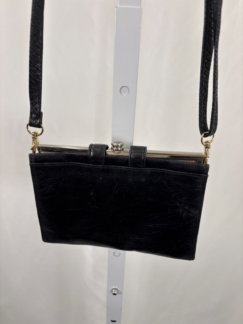 Hobo Crossbody, Black, One Size