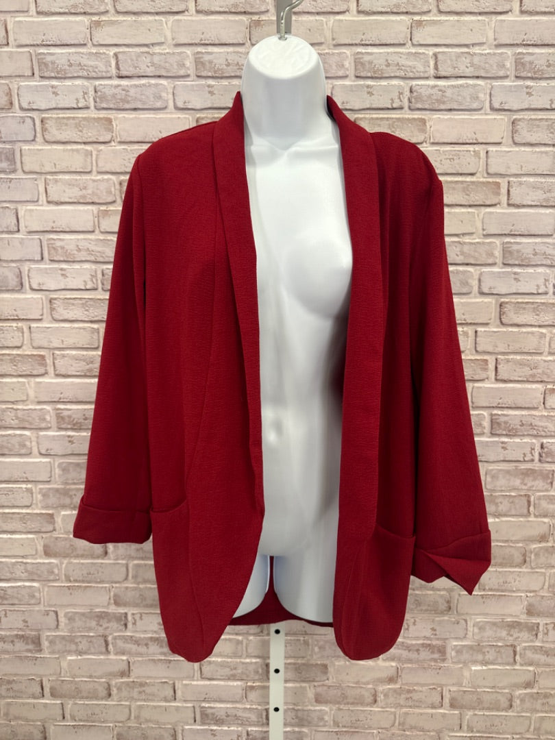Lush Blazer, Red, Medium, Used - Good