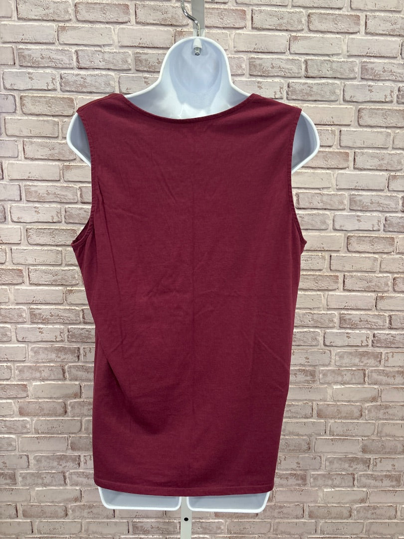 Coldwater Creek Shirt, Maroon, Large, Used - Good