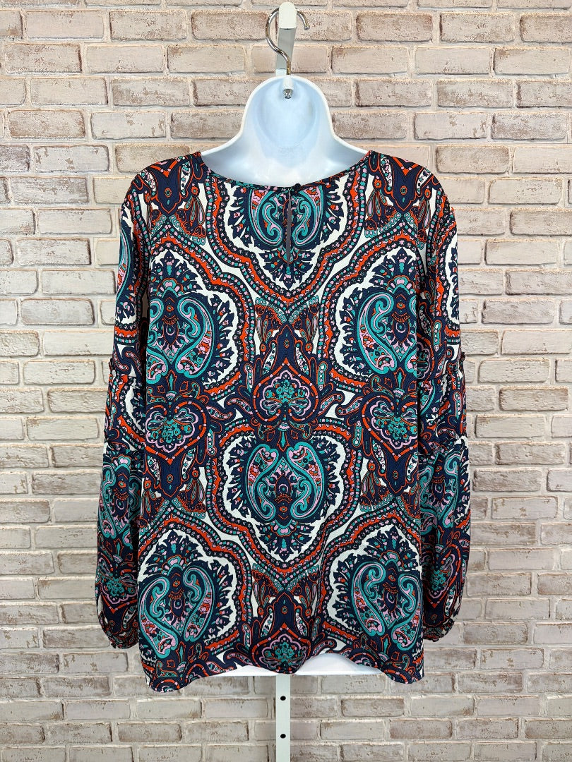 Talbots Shirt, Multi, XL, Used - Good