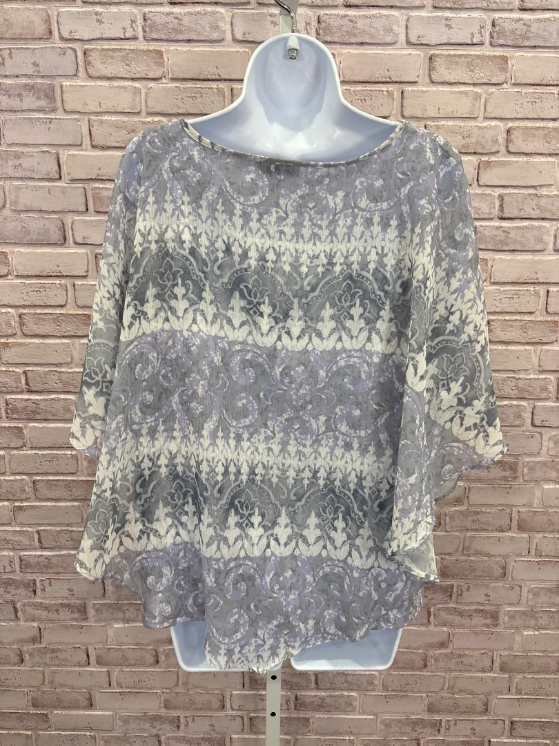Alfred Dunner Shirt, Multi, Large, Used - Good