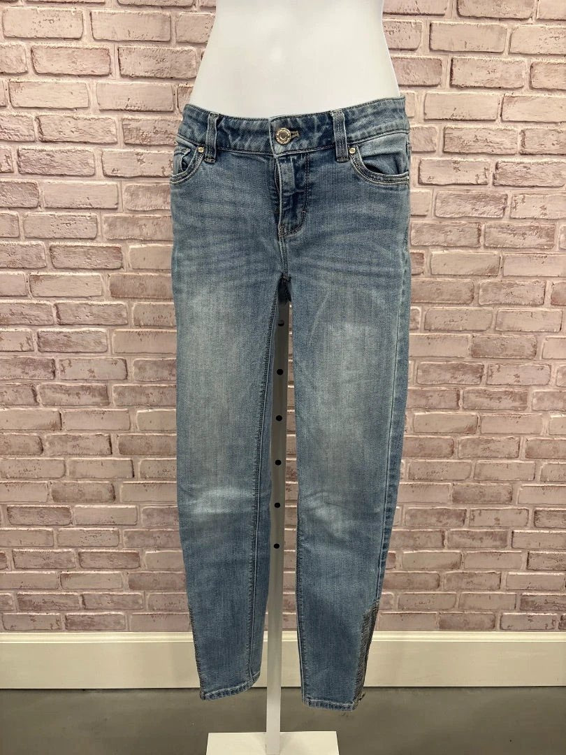 White House Black Market The Skimmer Jeans, Denim, 00, Used Good