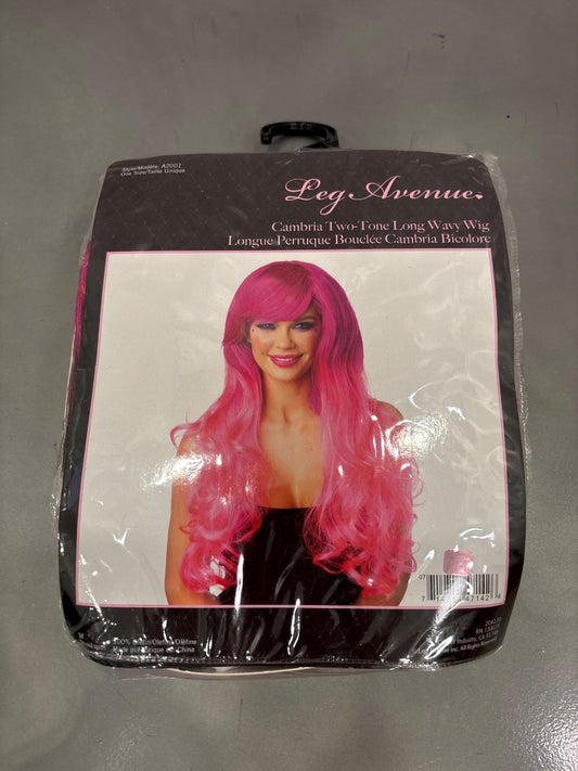 Leg Avenue Wig, Pink multi, One Size, Like New