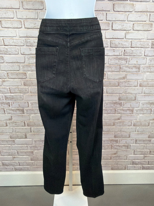 Wit & Wisdom Pull Up Jeans, Black, Large, Used - Excellent