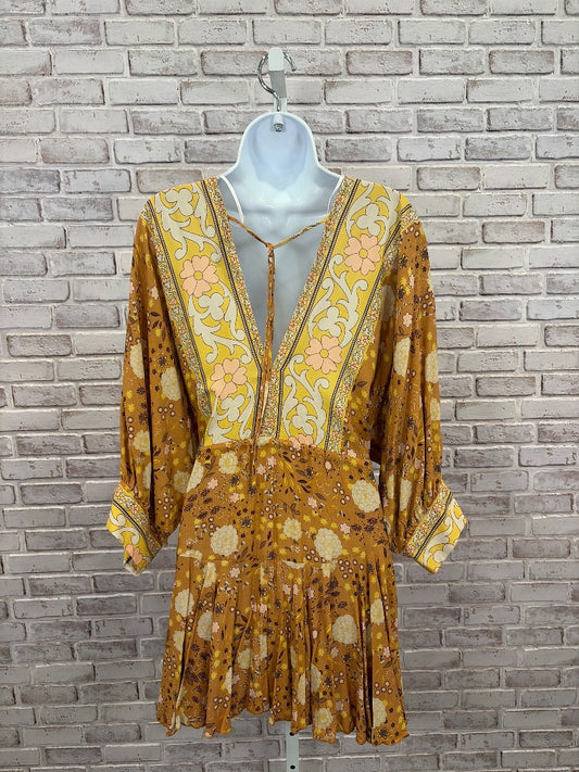 Aakaa Dress, Orange multi, Large, New With Tags