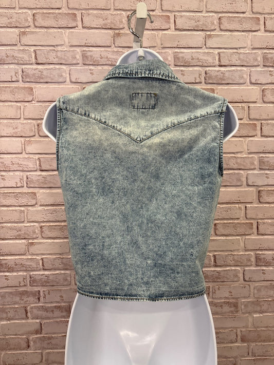 Velvet Heart Shirt, Denim, XS, Used - Good