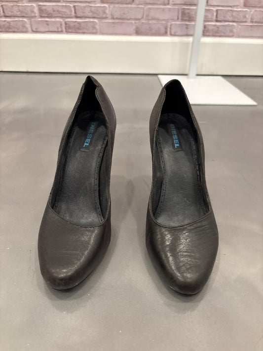 Diesel Heels, Black, 38/7, Used - Good