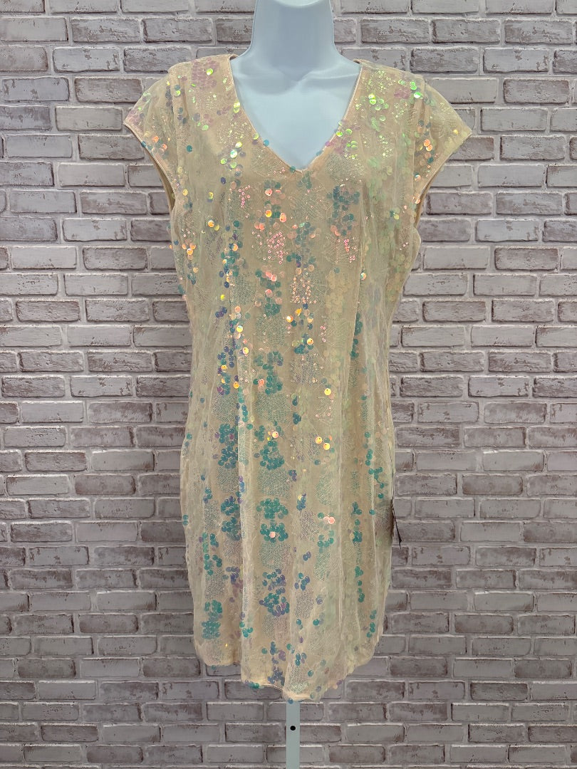Lulus Dress, Champage, XL, New With Tags