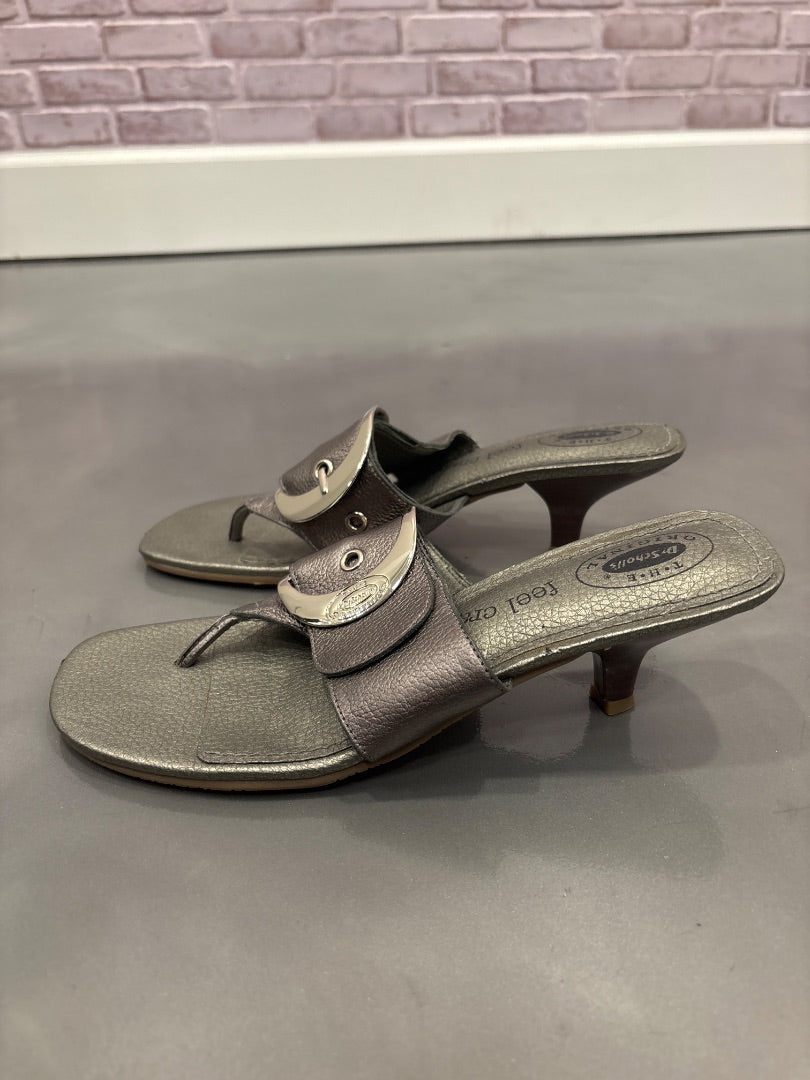 Dr scholl’s Heels, Silver, 9.5, Used - Good