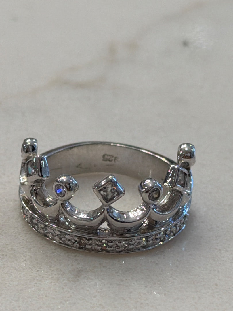Various 925 sterling Ring, Silver, One Size, Used - Good