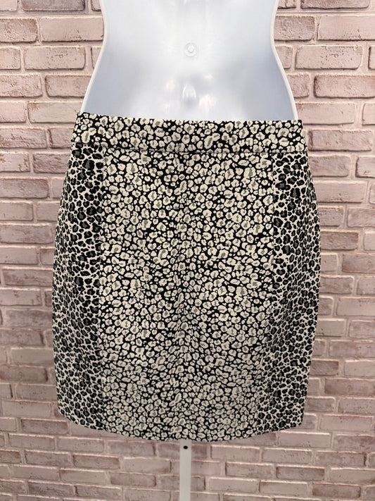Ann Taylor Skirt, black/white, 0, Used - Good
