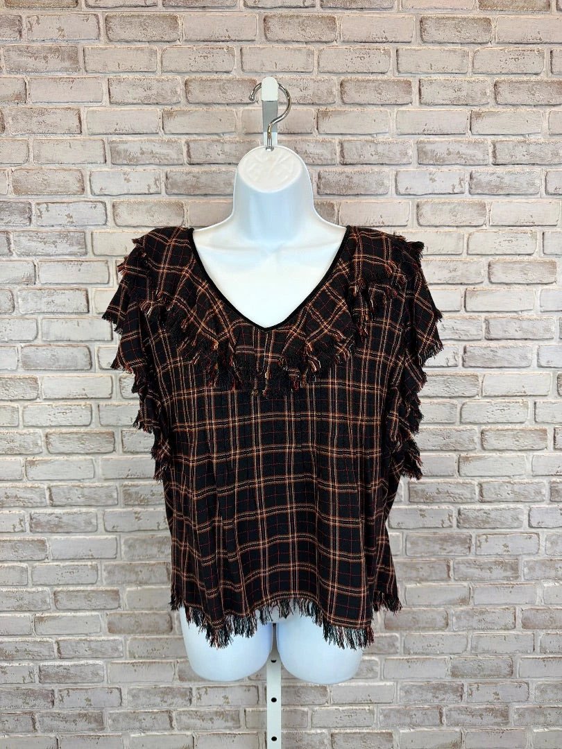 Faherty Top - Shirt – Faherty Shirt, Plaid, Large, New With Tags