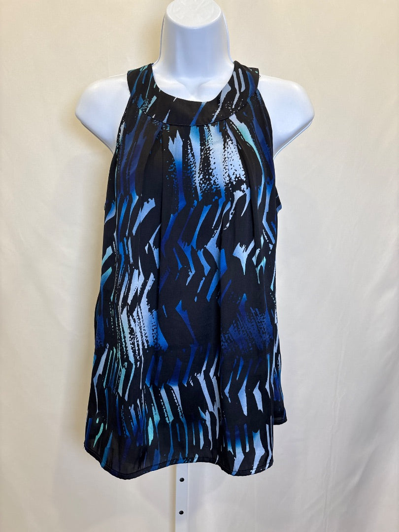 Ana Tank, Black/blue, Medium