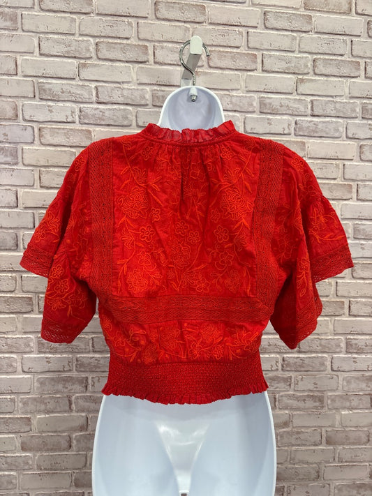 Alice + Olivia Shirt, Red, Small, New With Tags