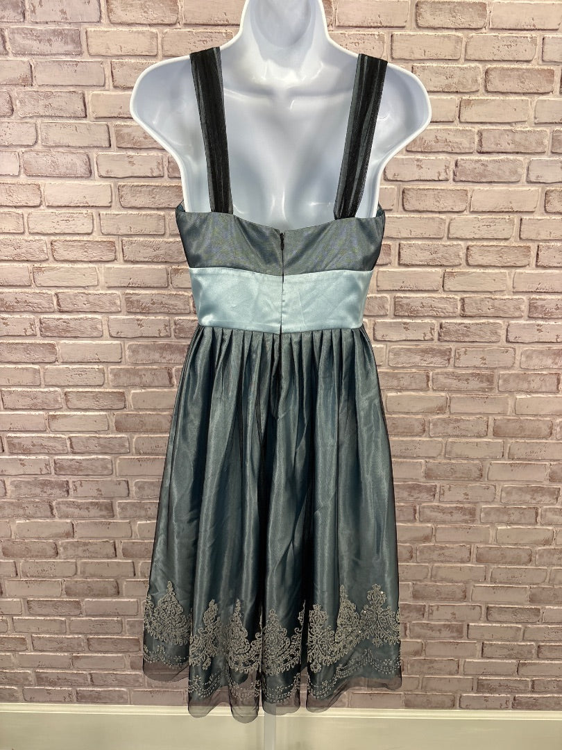 David’s Bridal Dress, Black/blue, Medium/6, Used - Good