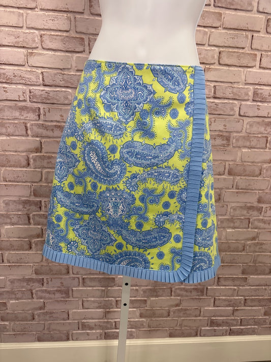 Lilly & Van Skirt, Blue/green multi, Large, New With Tags