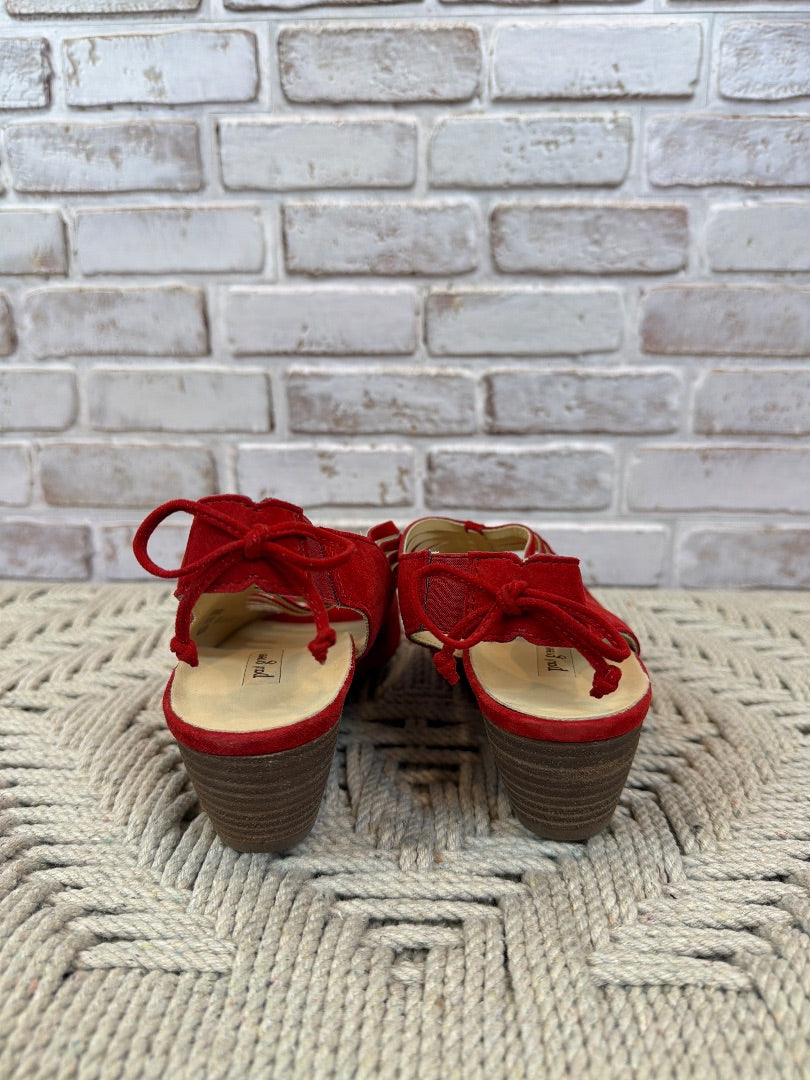 Paul Green Sandal, Red, 5.5, Used - Good