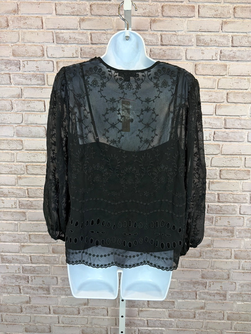 J.crew Shirt, Black, Small, New With Tags