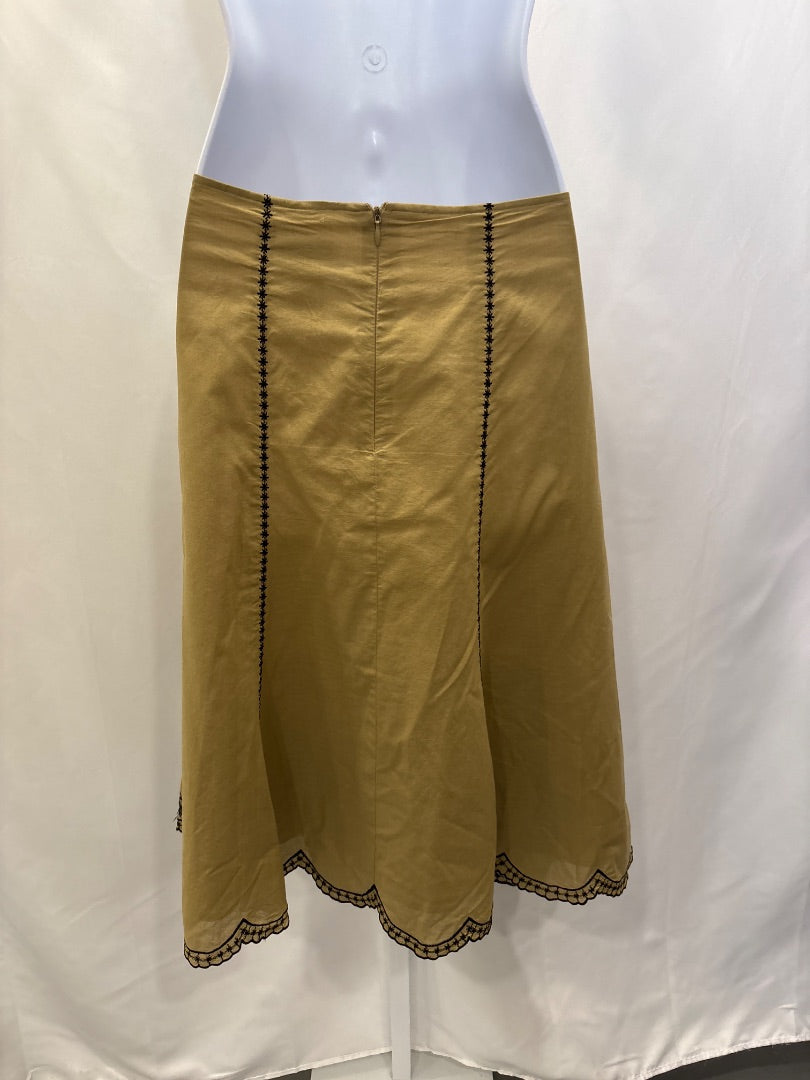 Robbie Bee Skirt, Tan/black, XL