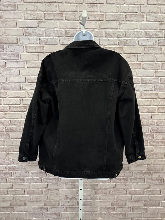 Various Denim Jacket, Black denim, Medium, Used - Good