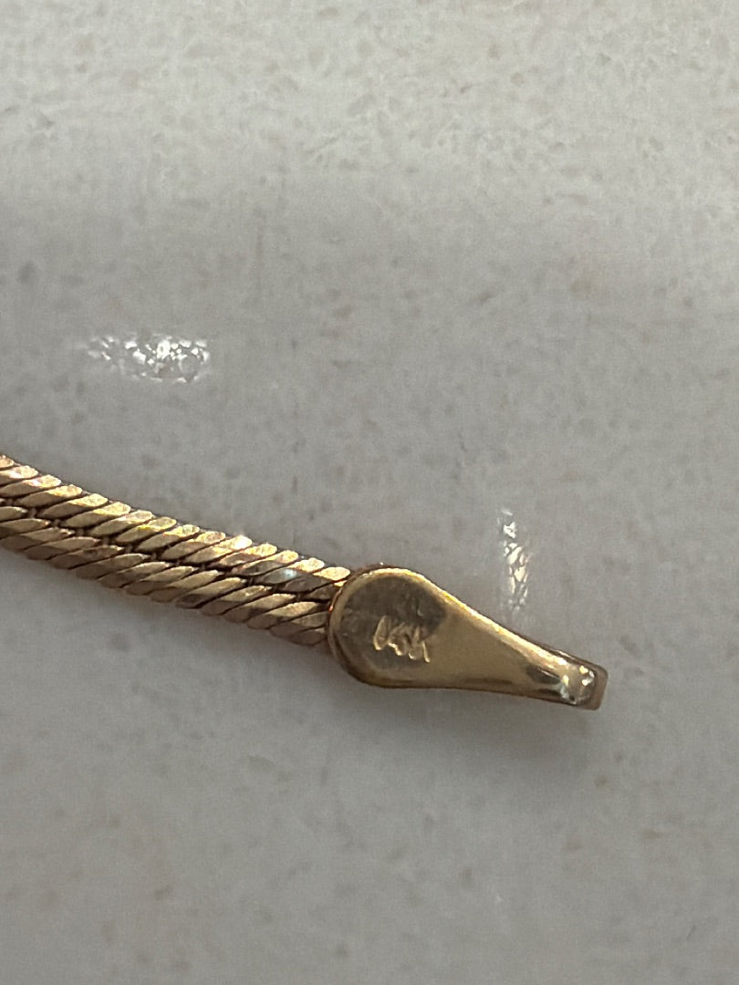 Various Bracelet, Gold/purple, One Size, Used - Good