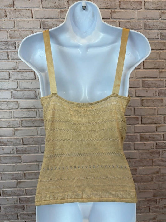 Banana Republic Top - Tank – Banana Republic Silk & Rabbit Hair Tank, Beige, Medium, Used - Excellent