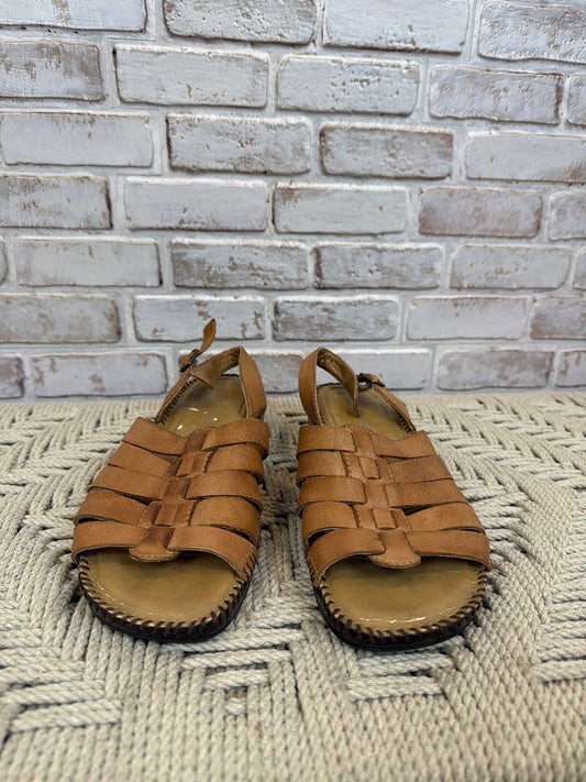 St. John’s Bay Sandals, Tan, 7.5, Used - Good