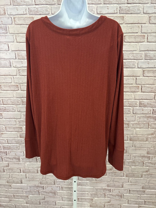 Grace & Lace Shirt, Rust, XL, Used - Good