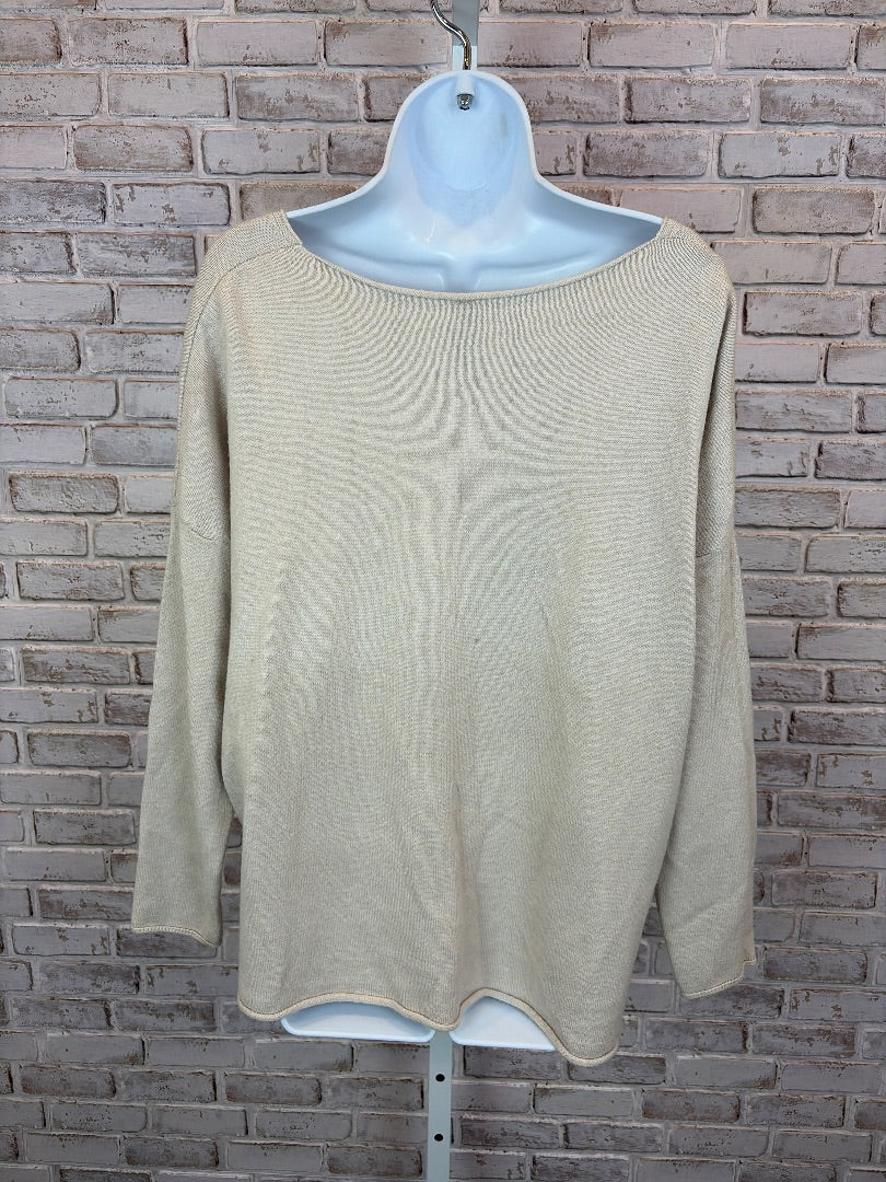 Venti6 Sweater, Beige multi, One Size, Used - Good