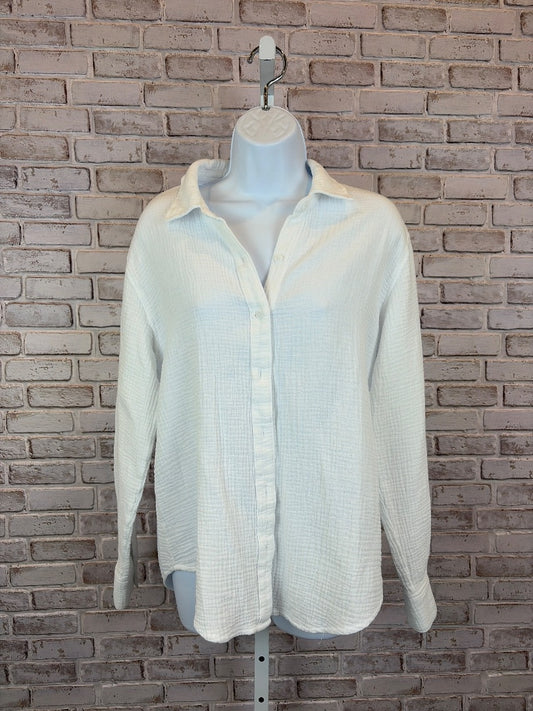 Splendid Shirt, White, Small, Used - Good